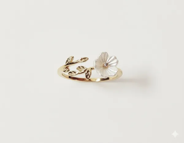 White_Crystal_Bloom_Ring_For_Women